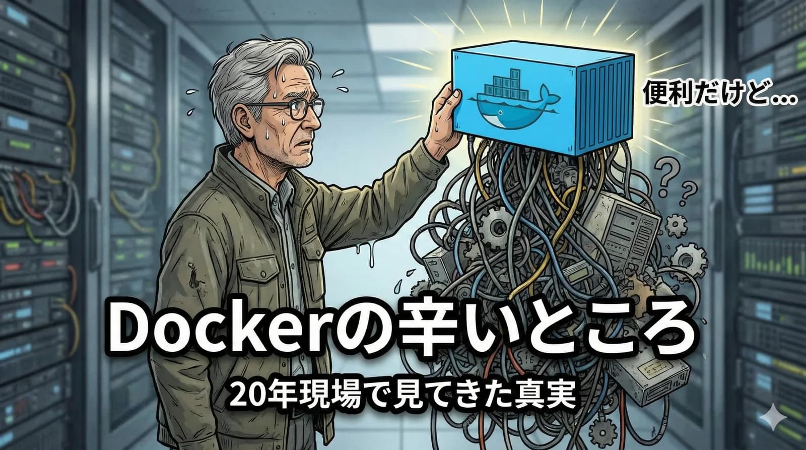 Dockerの辛いところ｜20年現場で見てきた「便利だけど困る」7つの落とし穴