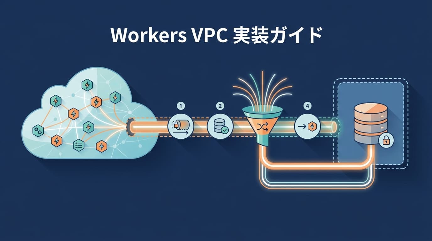 Workers VPCの実装ガイド|トンネルからHyperdrive設定までの4段構成